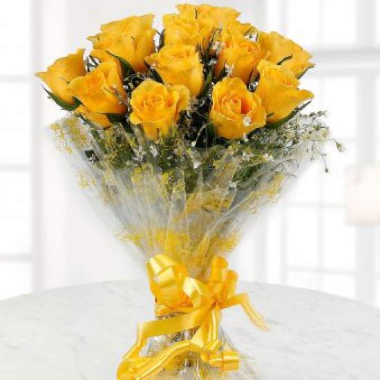 Yellow Rose Bunch delivery in Jammu