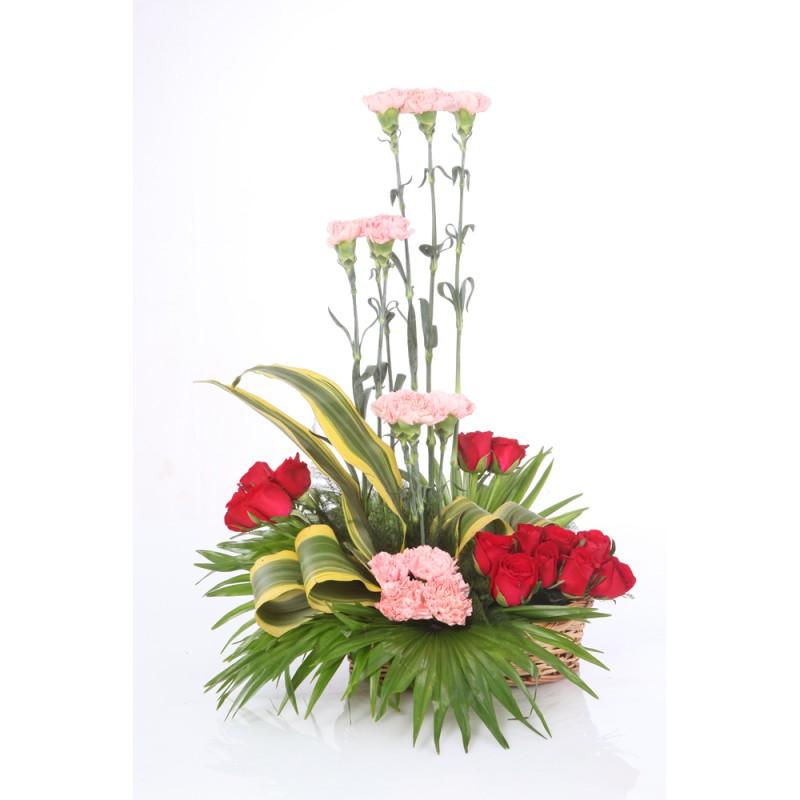 30 Mix Flower Arrangement delivery in Indore