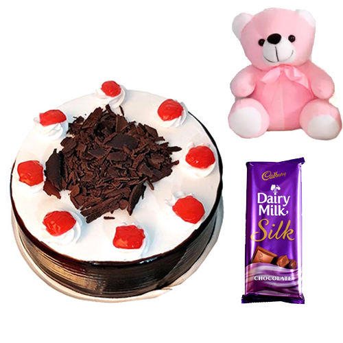 Cake & Teddy & Chocolate