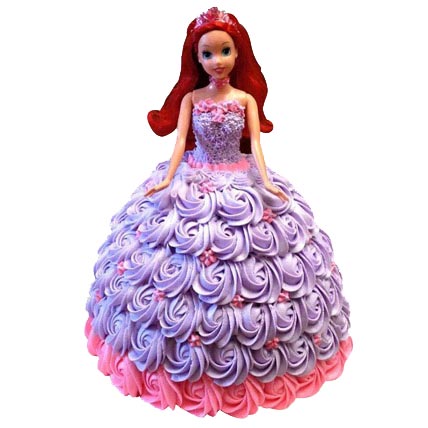 Barbie Doll  in Roses Cake 2kg